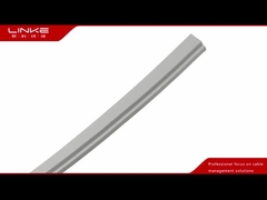 Yarı iletken esnek kauçuk düz 2 çekirdekli elektrik kablosu, konserve bakırlı LK-S22