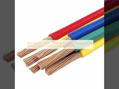 PVC kabuk 1.5mm 2.5mm 6mm 20mm Esnek Ev Kablolama Bakır Elektrikli Kablo ve Kablo
