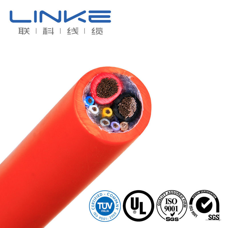 SAE J1772 Tip 1 Plug Elektrikli Araba Şarj cihazı 70mm2 Ekipman Özelleştirilmiş Çekme Zinciri Kablo