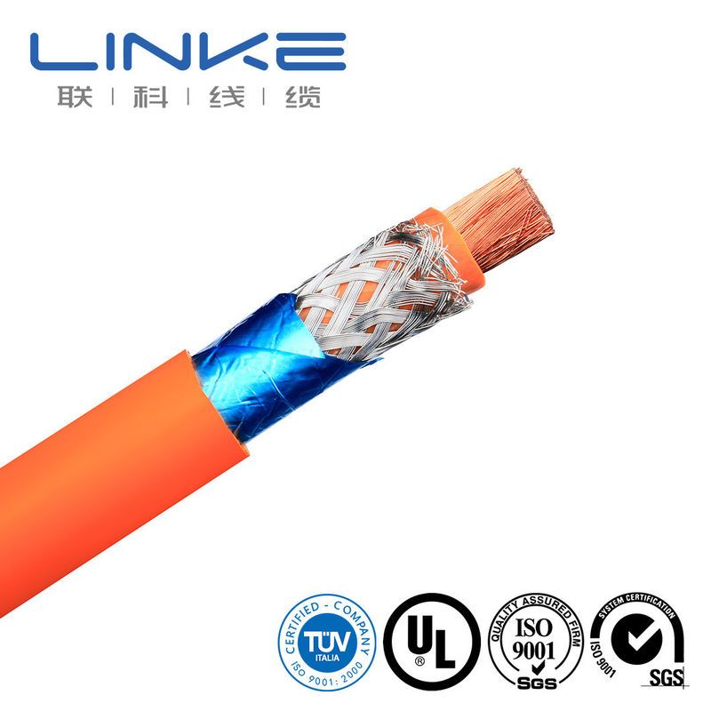 Yeni enerji aracının su geçirmez 10mm2 16mm2 25mm2 yüksek gerilimli elektrikli aracın kablosu kalkan ve kalkansız XLPE yalıtımlı PVC kablosu