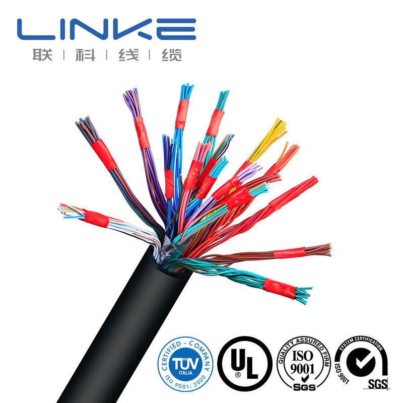 Özellik 16 AWG 1 Çift Katı PVC Folya Kalkanı ve PVC Ceket EV Şarj Kablosu ile Yeni Enerji Kablosu