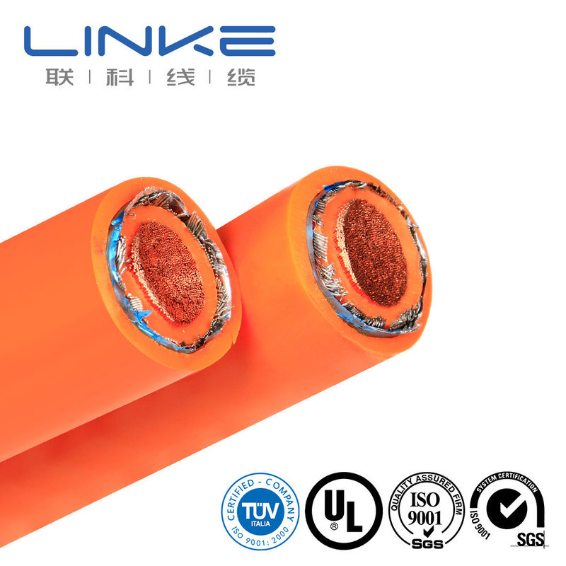 120mm2 Voltaj EV Kablosu Kablosu Silikon Kalkanlı Kablo ve Paket Boyutu
