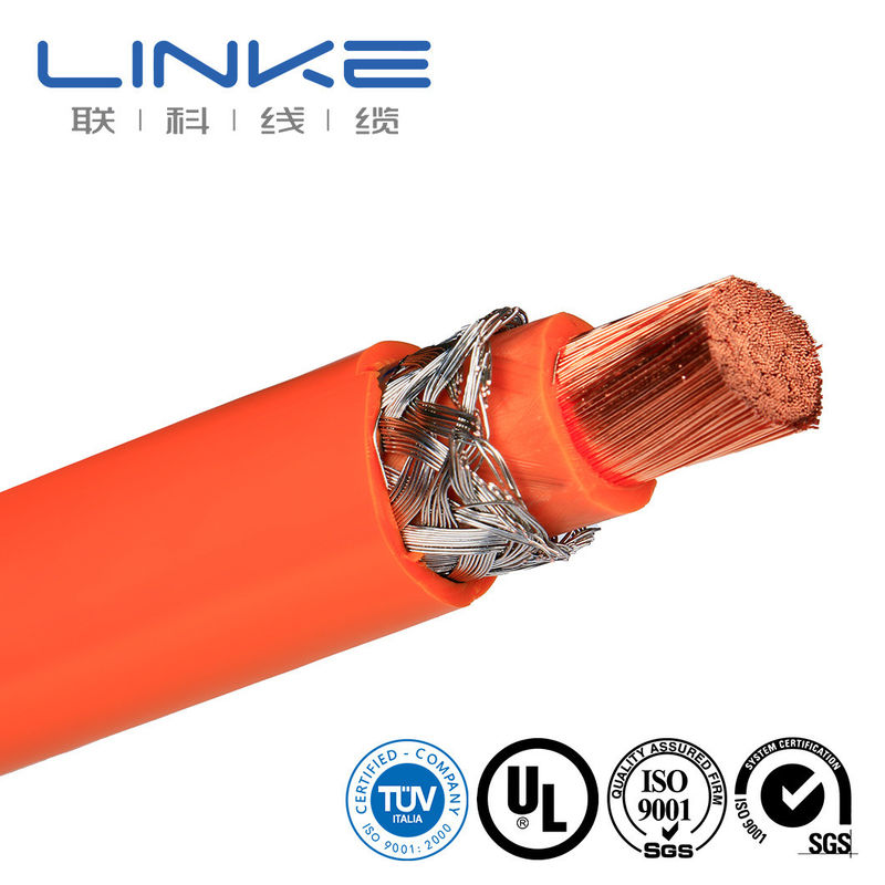 120mm2 Voltaj EV Kablosu Kablosu Silikon Kalkanlı Kablo ve Paket Boyutu