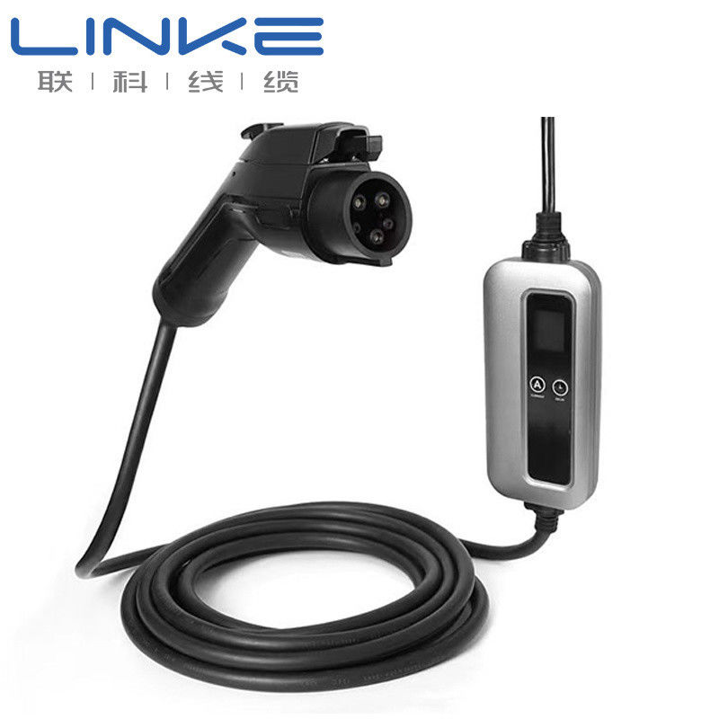 Elektrikli Araçlar İçin 32A Anma Akımı IP65 Koruma Sınıfı Silikon Ceketli EV Şarj Kablosu