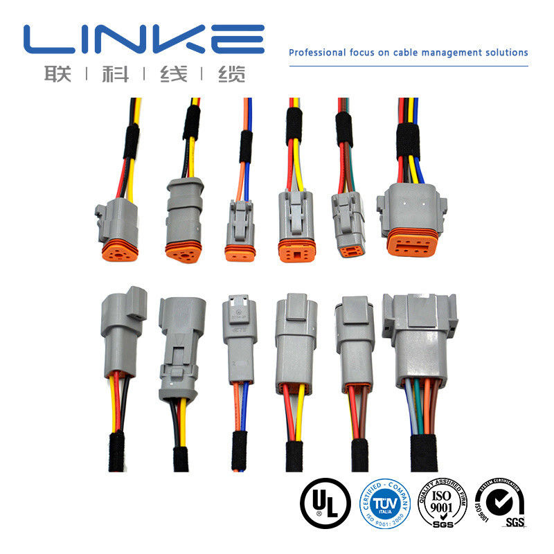 Siyah UL 62 32A 5p 2c*10AWG 1c*10AWG 3c*18AWG Bakır telli EV şarj kablosu