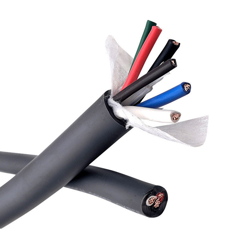OEM Kamyon Rel Elektrikli Kablo 5 çekirdek 7 çekirdek 9 çekirdek Çıplak Bakır İletici ile
