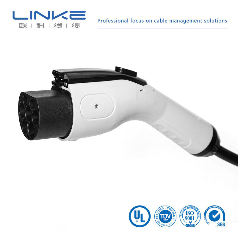 32A 7kw 16A EV Şarj Kablosu Elektrikli Araç Şarj Kablosu TPE Kılıflı ve Özelleştirilebilir Uzunlukta