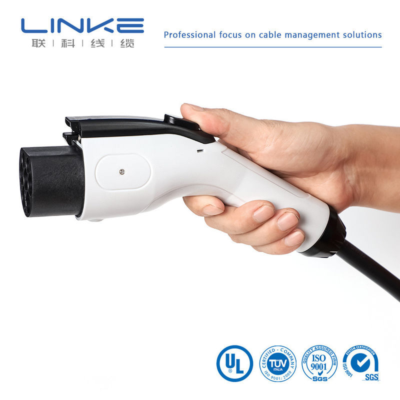 32A 7kw 16A EV Şarj Kablosu Elektrikli Araç Şarj Kablosu TPE Kılıflı ve Özelleştirilebilir Uzunlukta