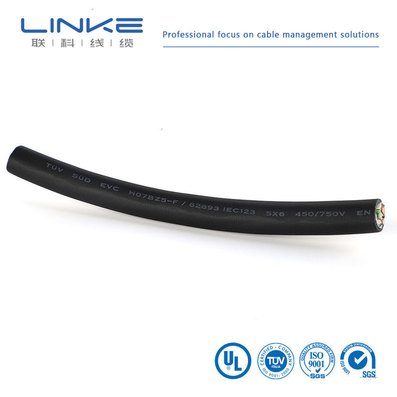 Yeraltı Uygulaması için 600V~1000V Anma Gerilimli Özelleştirilebilir EV Şarj Kablosu