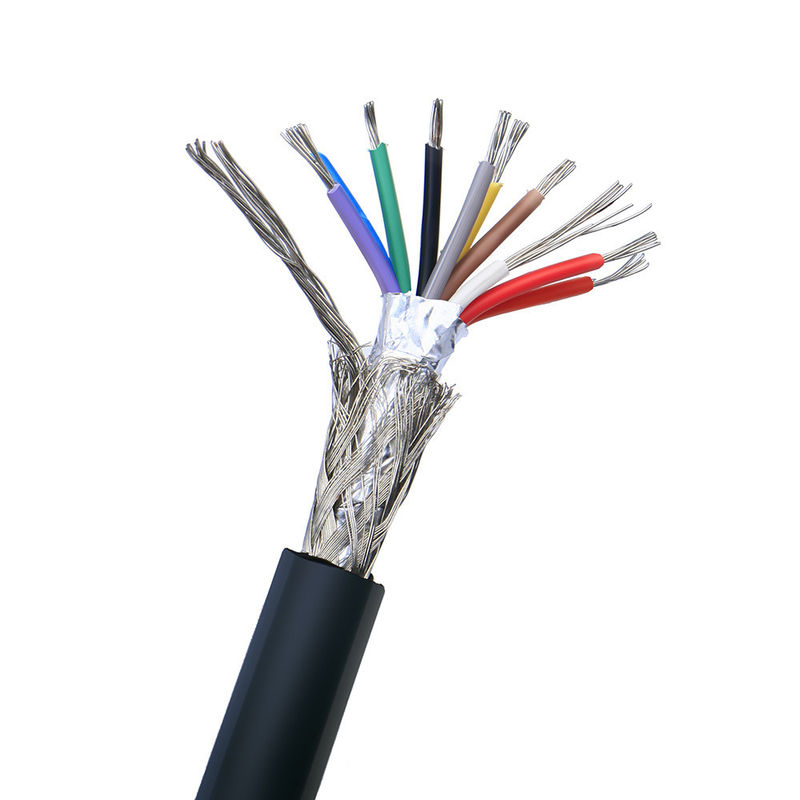 Çeşitli asansörler için konserve bakır iletkenli ve PVC yalıtımlı yuvarlak tel asansör kablosu