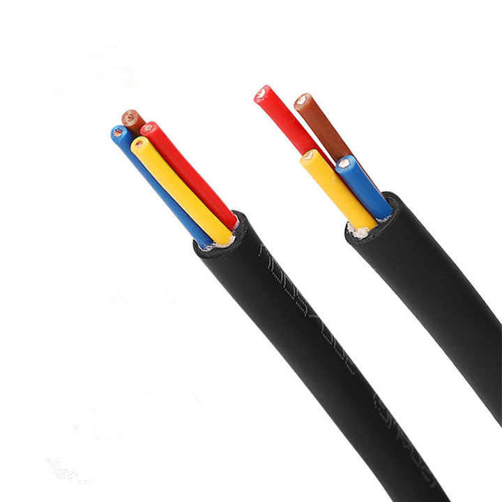 Düzgün PVC Yuvarlak Elektrikli Asansör Asansör Kablosu, örgü ile UV-Dayanıklı vinç kablosu Sürekli Fleksibel Rating Kablosu