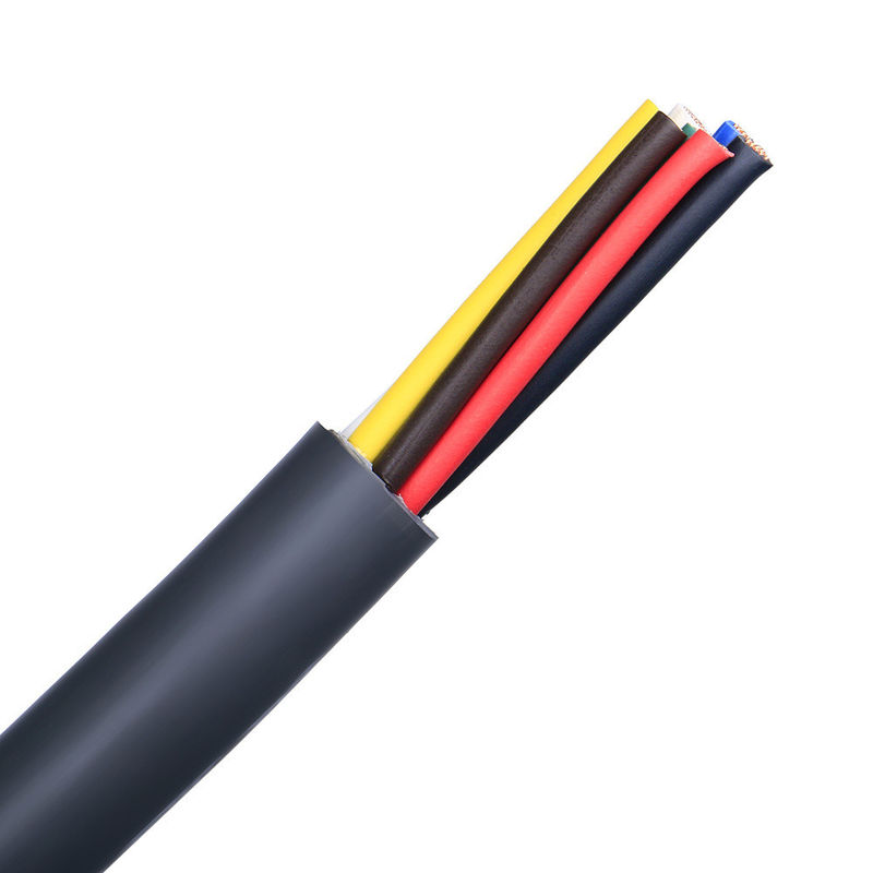 Bakır İletici Yüksek Yumuşaklık Düşük Voltajlı Otomotiv Tel PVC yalıtımlı tencereli kablo Esnek tel