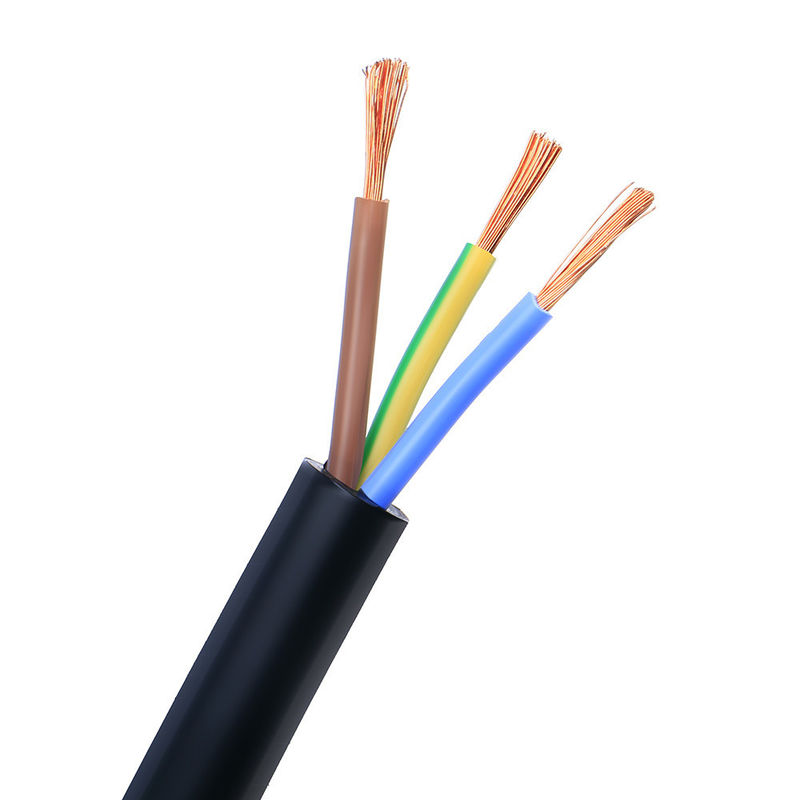 RS PRO 3 Core x 0.75sqmm ((Class 5 PCW), PVC yalıtımlı, PVC kaplama, 300/300V, H03VV-F.