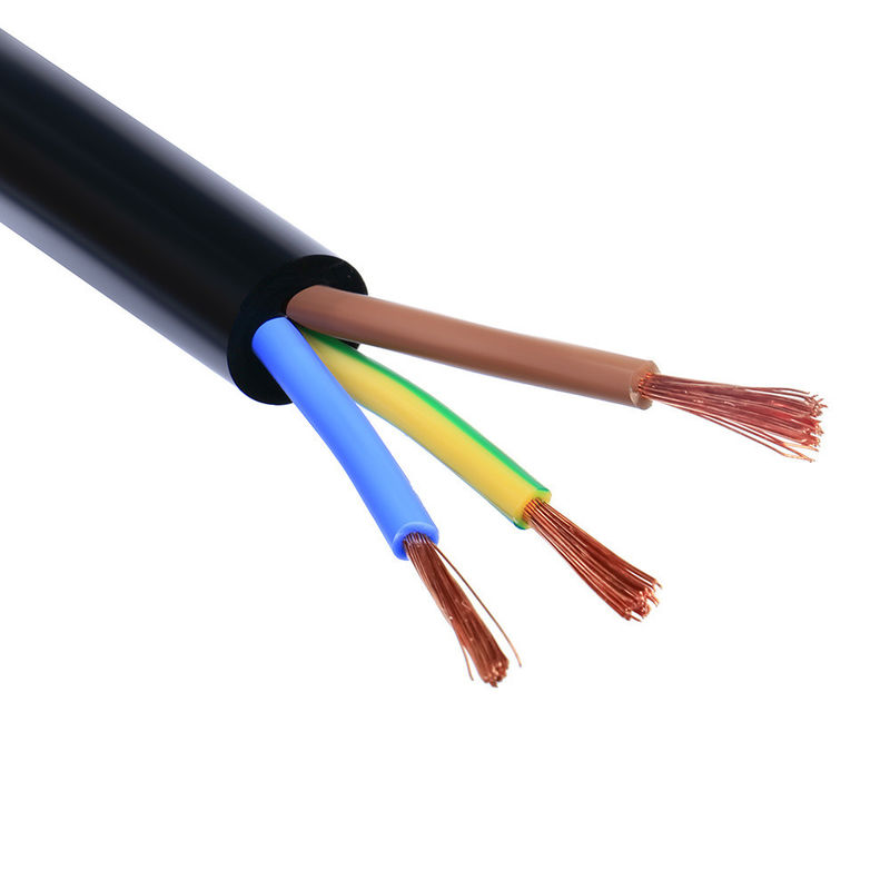 RS PRO 3 Core x 0.75sqmm ((Class 5 PCW), PVC yalıtımlı, PVC kaplama, 300/300V, H03VV-F.