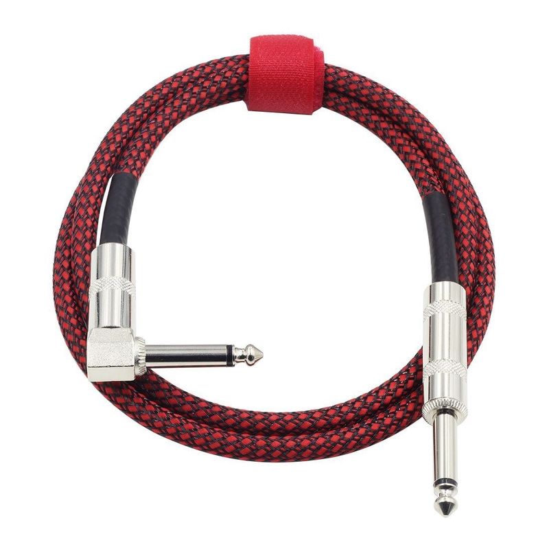 10FT Elektrikli Enstrüman Ses Kablosu 3m Jack To Jack Özel Bağlantı 6.35mm Seçenek