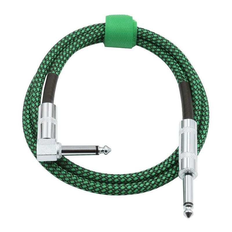 10FT Elektrikli Enstrüman Ses Kablosu 3m Jack To Jack Özel Bağlantı 6.35mm Seçenek