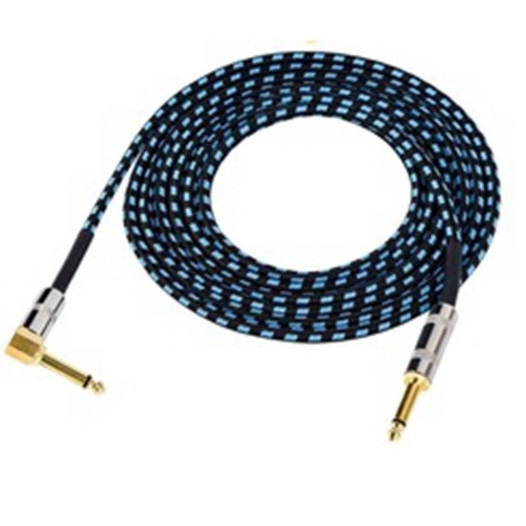 10FT Elektrikli Enstrüman Ses Kablosu 3m Jack To Jack Özel Bağlantı 6.35mm Seçenek