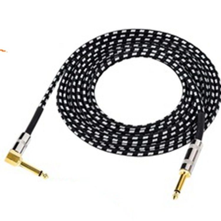 10FT Elektrikli Enstrüman Ses Kablosu 3m Jack To Jack Özel Bağlantı 6.35mm Seçenek