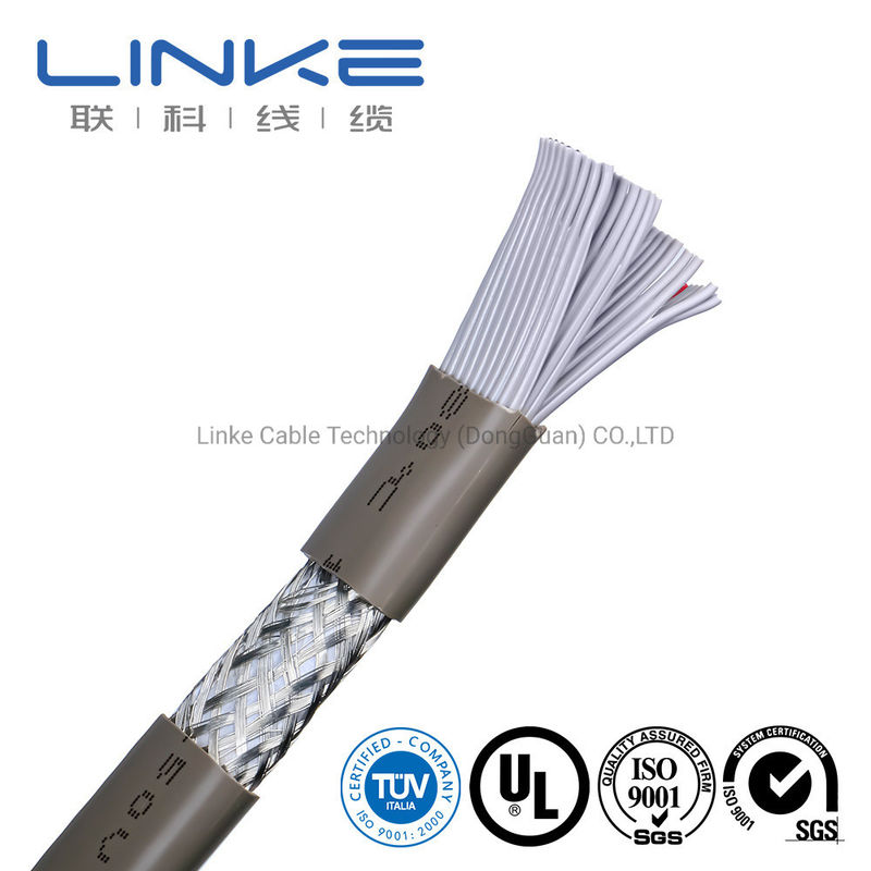 PVC boru bantlama malzemeleri ve 50 çekirdek 28AWG ile tükürük düz UL elektrik tel
