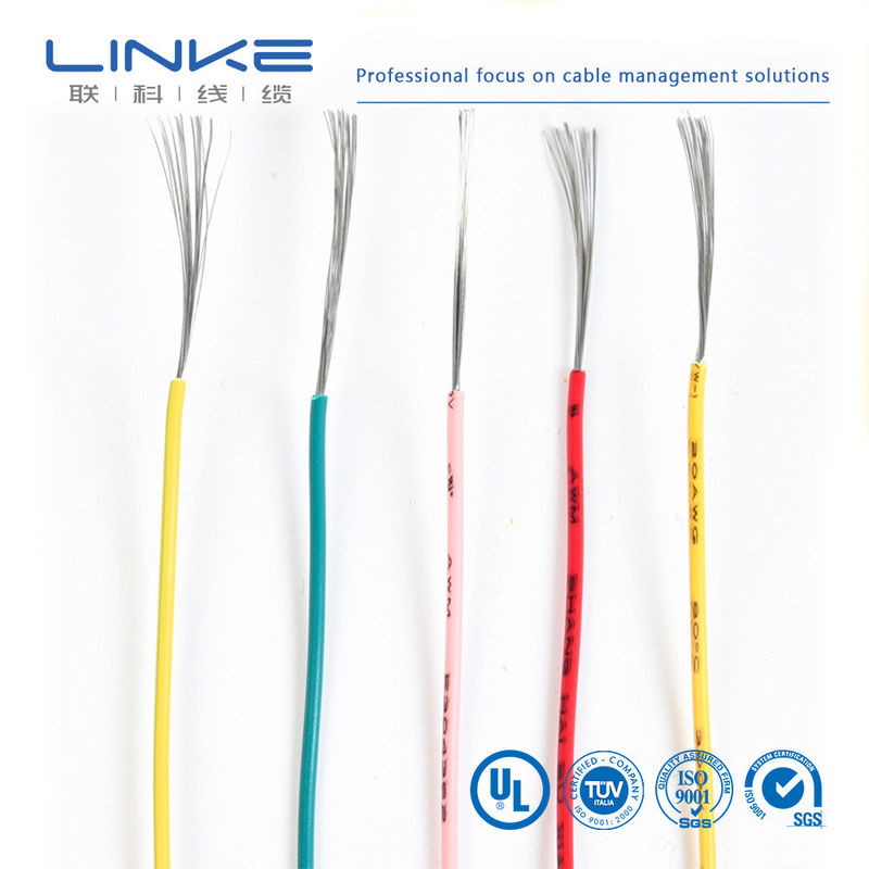 UL1723 FEP yalıtım konserve bakır tek çekirdekli elektrik kablosu düşük duman sıfır halogen