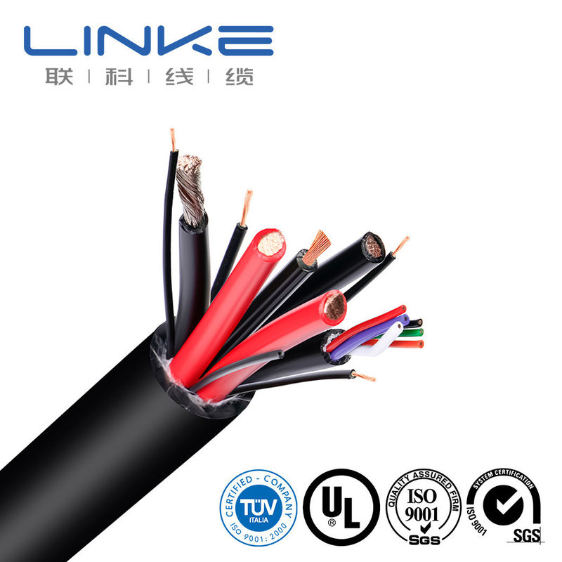 10-30AWG Yüksek Sıcaklıklı PVC yalıtımlı UL1015 Bakır / konserve bakır iletken için cihaz kablosu