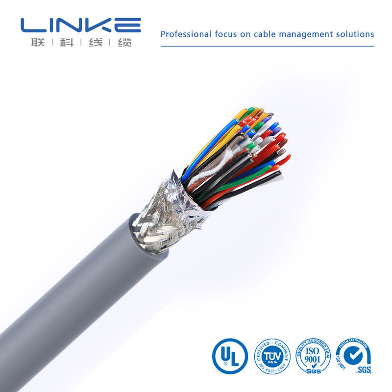 UL2464 Çok çekirdekli güç kablosu 22 AWG teneke bakır iletkenli ve PVC ceketli