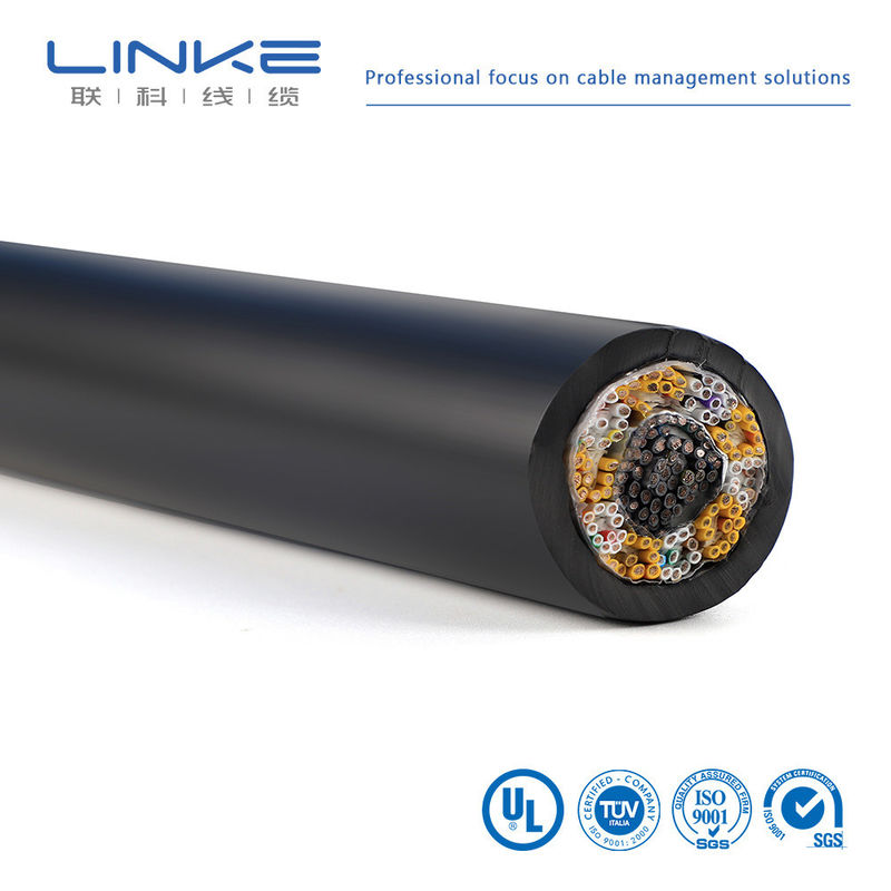 UL 2464 160 çekirdek 20AWG Ağaç İşleme Makineleri Kablosu Yağa dayanıklı Ceket Alev gerileyici PVC Kablosu