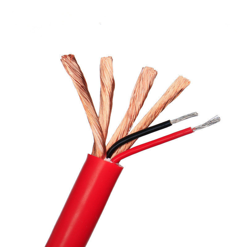 Bakır Alev Geri Dayanıklı Yangına Dayanıklı Esnek 4 çekirdekli Elektrik Kontrol Kablosu