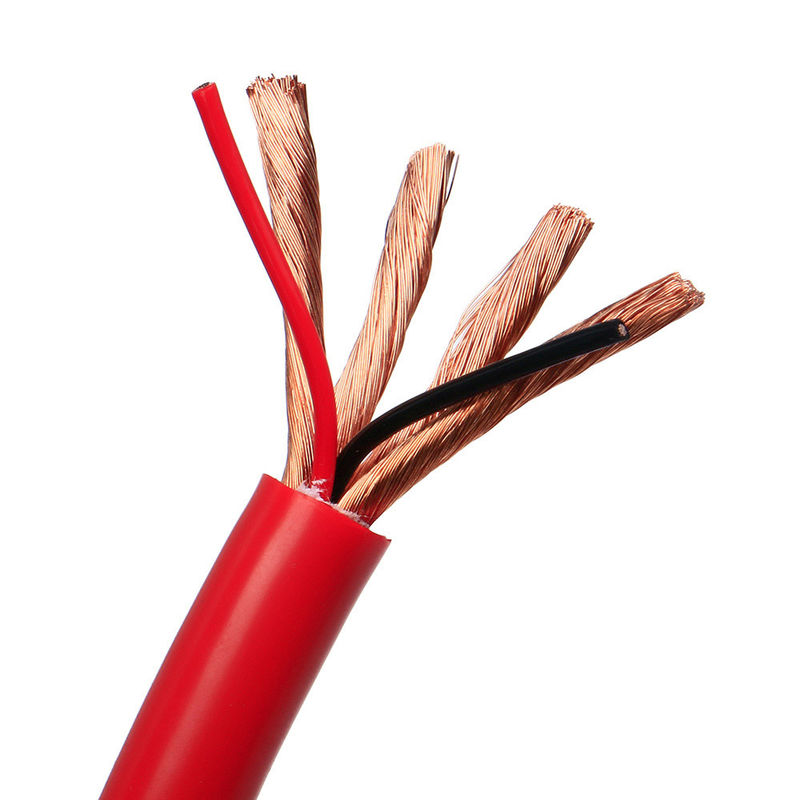 Bakır Alev Geri Dayanıklı Yangına Dayanıklı Esnek 4 çekirdekli Elektrik Kontrol Kablosu