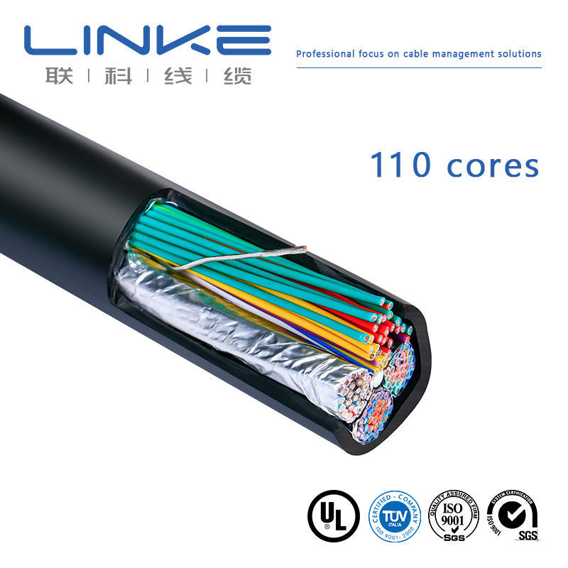 110 Core UL2464 22AWG Hızlı araba şarjı için teneke bakır kablosu Özel talep