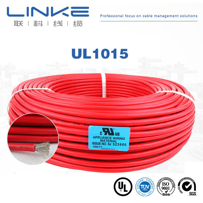 1-30AWG Uzun süreli kontrol için konserve bakır PVC ceket UL1015 XLPE kontrol kablosu
