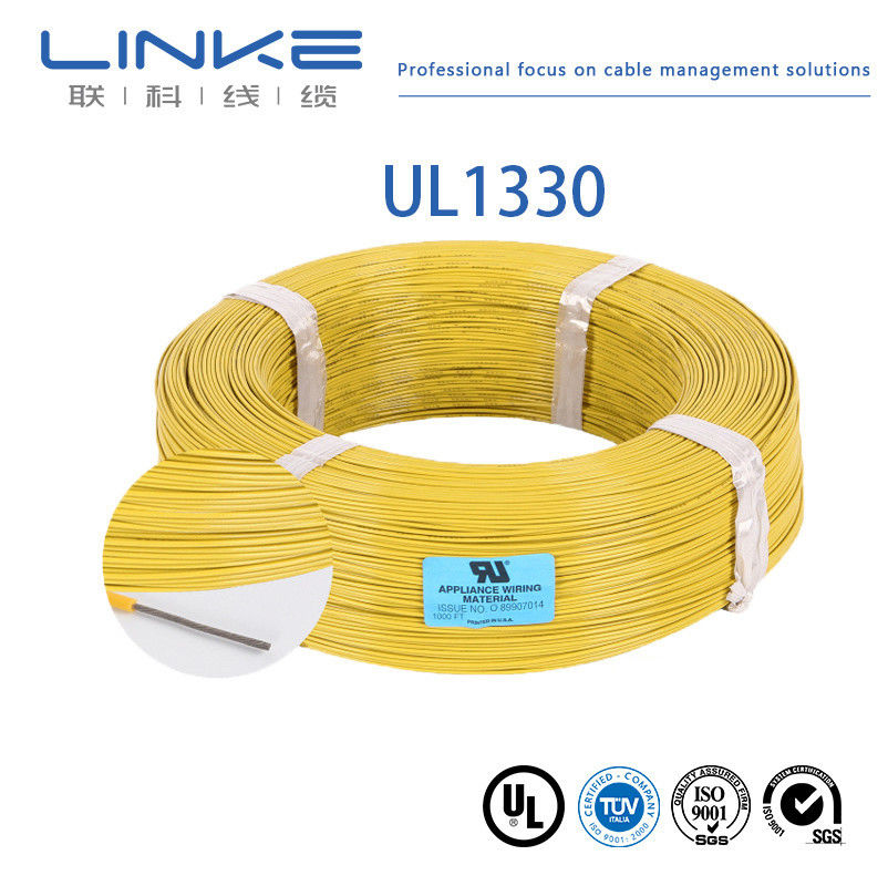 10-30AWG Tınarlı Bakır Tel Çekirdek FEP Izolasyon UL1330 Güç Tel Elektrik Kablosu Yüksek Sıcaklık