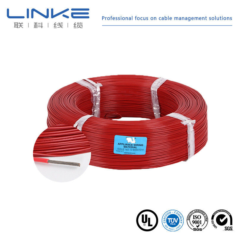 10-30AWG Tınarlı Bakır Tel Çekirdek FEP Izolasyon UL1330 Güç Tel Elektrik Kablosu Yüksek Sıcaklık