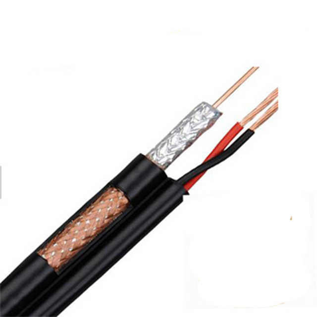 UL1007 30 AWG Black Power PVC Bakır İletken Elektrik Gücü Koaksiyel Elektrik Kablosu