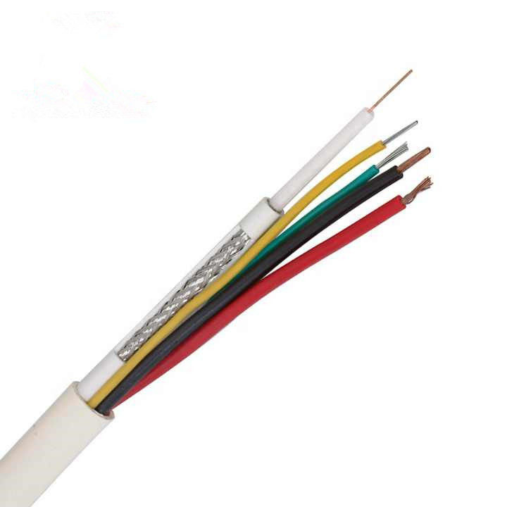 UL1007 30 AWG Black Power PVC Bakır İletken Elektrik Gücü Koaksiyel Elektrik Kablosu