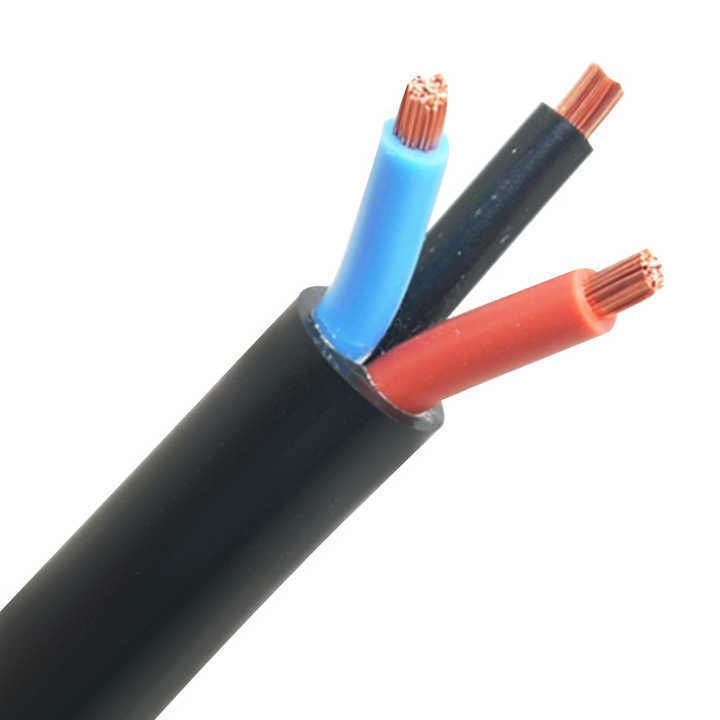 Sualtı kullanımı için özel 50mm2 saf bakır çekirdek kauçuk kablo elektrik tel