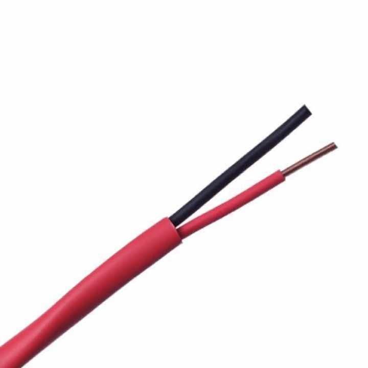 Yangına dayanıklı kablo 2 çekirdek 1 mm 1.5 mm 2.5 mm PVC ceket 30 gün geri ödeme geri ödeme
