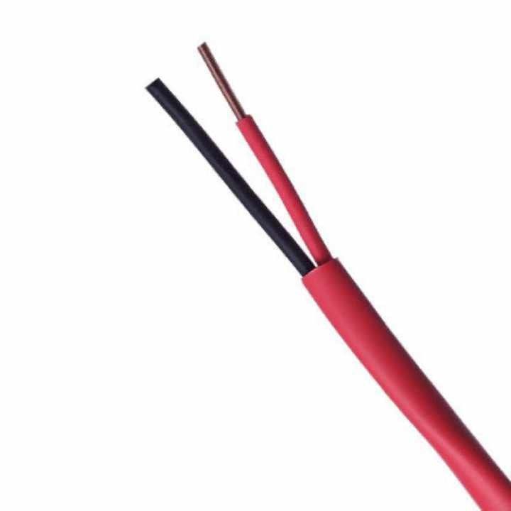 Yangına dayanıklı kablo 2 çekirdek 1 mm 1.5 mm 2.5 mm PVC ceket 30 gün geri ödeme geri ödeme
