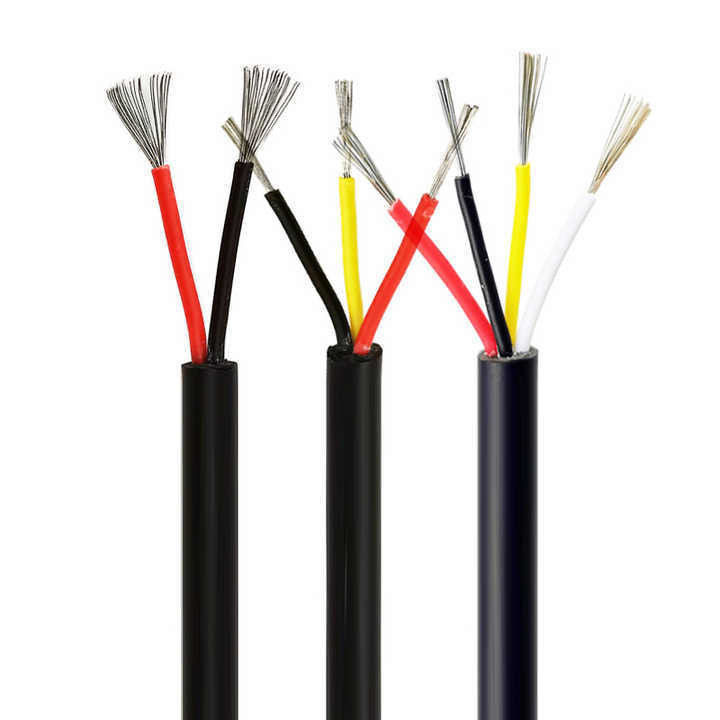 20AWG UL2464 Çok çekirdekli Elektrik Kablosu 2 çekirdekli PVC Esnek USB Veri Kabloları Rulo USB Kablo Başlangıç Ödemesi -60 ± 200C nominal sıcaklık