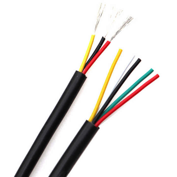 20AWG UL2464 Çok çekirdekli Elektrik Kablosu 2 çekirdekli PVC Esnek USB Veri Kabloları Rulo USB Kablo Başlangıç Ödemesi -60 ± 200C nominal sıcaklık