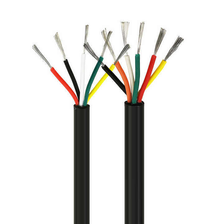 20AWG UL2464 Çok çekirdekli Elektrik Kablosu 2 çekirdekli PVC Esnek USB Veri Kabloları Rulo USB Kablo Başlangıç Ödemesi -60 ± 200C nominal sıcaklık