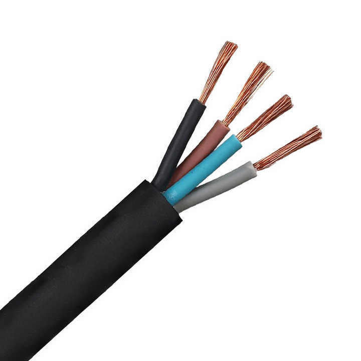 Pürüzsüz performans için yeraltı PVC kauçuk kaplı esnek 0.5mm2 elektrik kablosu