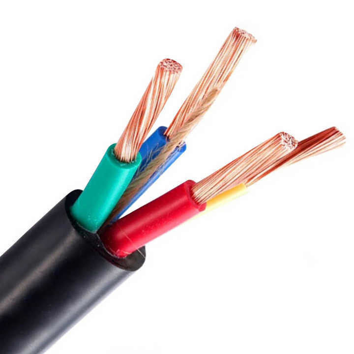Pürüzsüz performans için yeraltı PVC kauçuk kaplı esnek 0.5mm2 elektrik kablosu