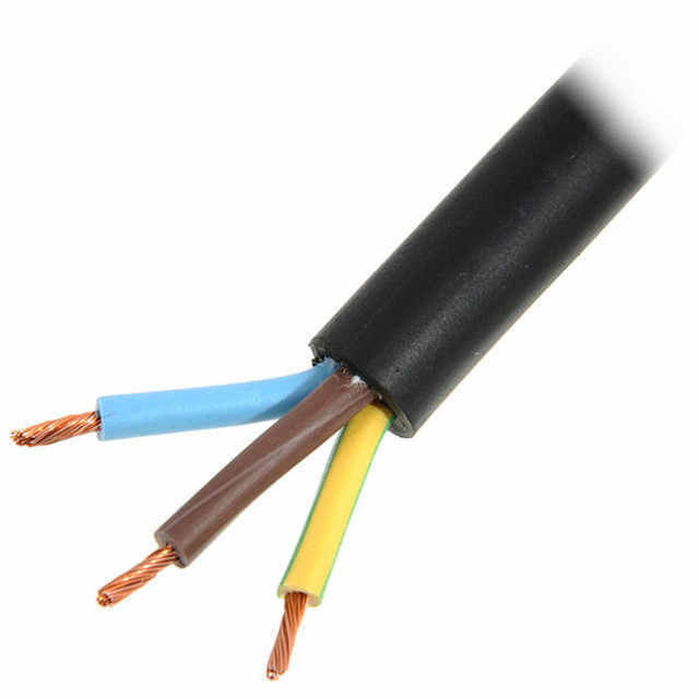 Ev ve endüstriyel elektrik ekipmanları için PVC yalıtılmış 4 çekirdekli 3*6+1*4 esnek kablo