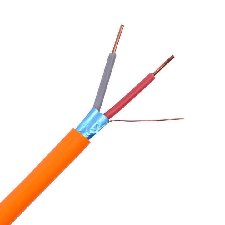 Özel İstek UL Listed Shielded 3 Core 2.5mm Yangın Alarmı Alev Gerileyici Kablo