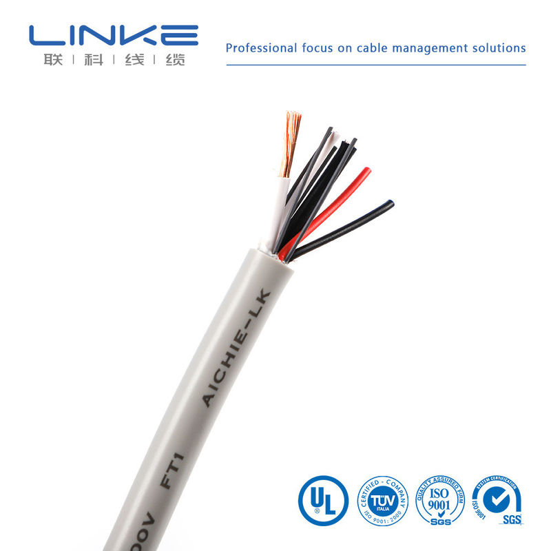 UL 2587 FEP yalıtımı ve PVC ceketli düşük gerilimli elektrikli motor kablosu PVC yalıtımlı teneke tel