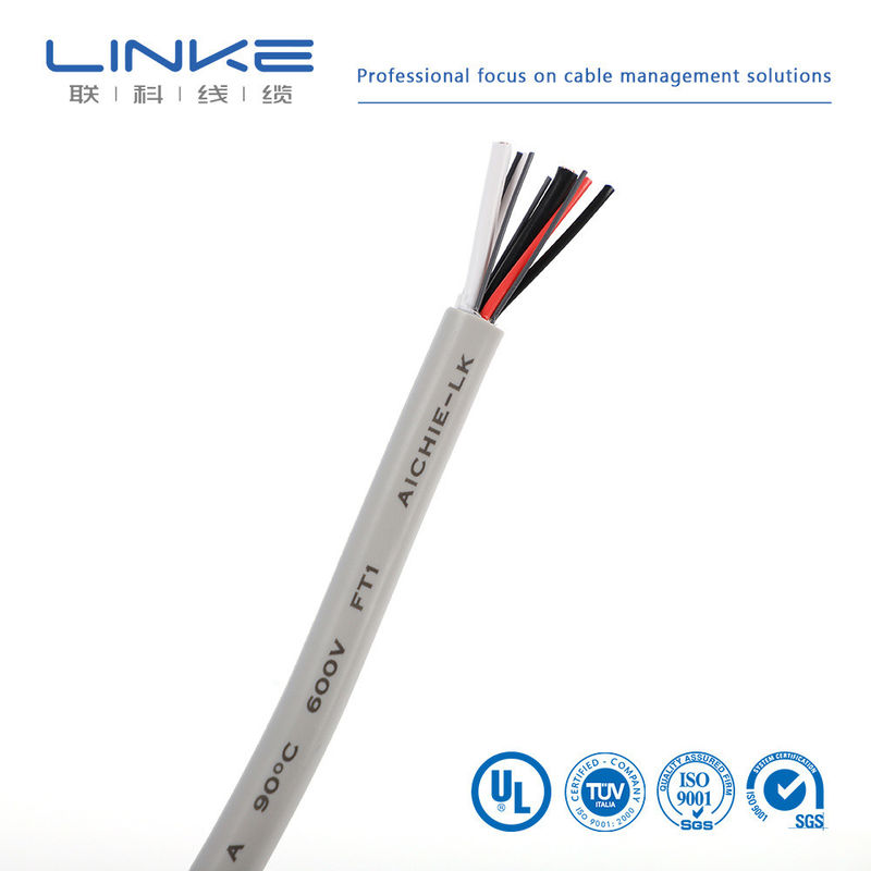 UL 2587 FEP yalıtımı ve PVC ceketli düşük gerilimli elektrikli motor kablosu PVC yalıtımlı teneke tel