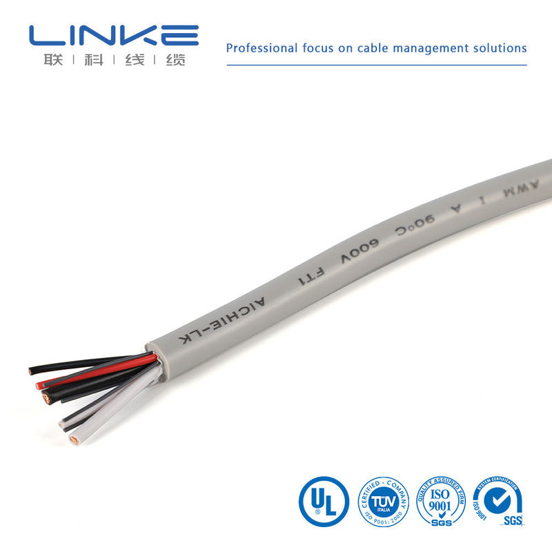 UL 2587 FEP yalıtımı ve PVC ceketli düşük gerilimli elektrikli motor kablosu PVC yalıtımlı teneke tel