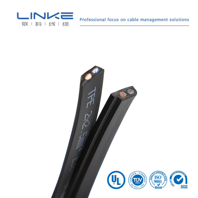 Otomotiv ve Endüstriyel Uygulamalar için PVC Kılıf Kalaylı Bakır Çekirdekli 300V Anma Düz Kablo