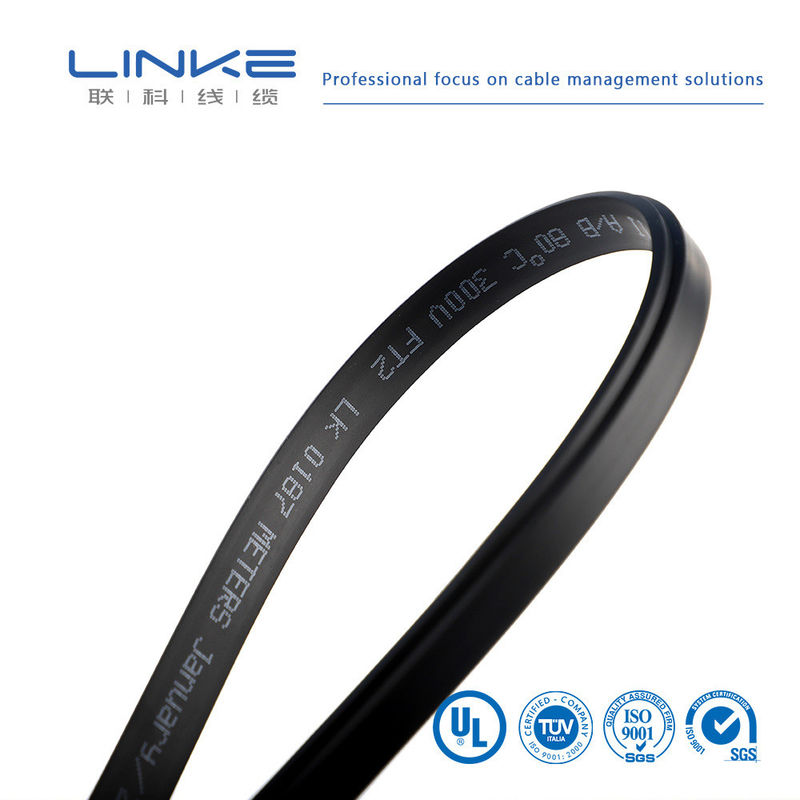 Otomotiv ve Endüstriyel Uygulamalar için PVC Kılıf Kalaylı Bakır Çekirdekli 300V Anma Düz Kablo